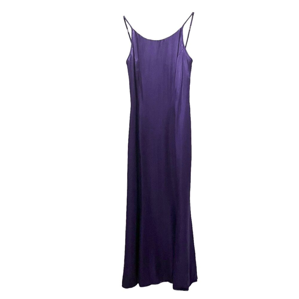 Jessica McClintock Prom Gown Gunne Sax Purple Shimmery Rhinestone SZ 9 VTG 90's